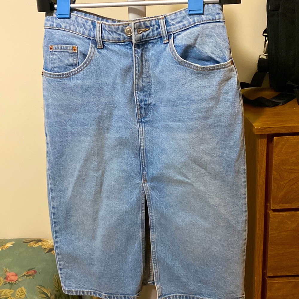 Zara denim skirt